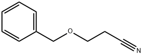 3-(Benzyloxy)propionitrile 구조식 이미지