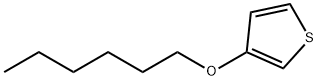 Thiophene, 3-(hexyloxy)- Structure