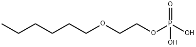 2-(hexyloxy)ethyl dihydrogen phosphate 구조식 이미지