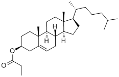 Cholest-5-en-3beta-yl propionate 구조식 이미지