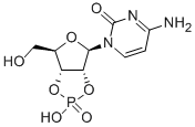 cytidine 2',3'-(hydrogen phosphate)  구조식 이미지
