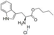 L-Tryptophan, butyl ester, monohydrochloride 구조식 이미지