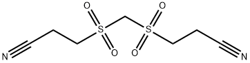 3-(2-cyanoethylsulfonylmethylsulfonyl)propanenitrile 구조식 이미지