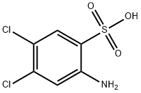 3,4-디클로로아닐린-6-술폰산 구조식 이미지