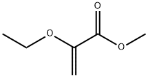 2-프로펜산,2-에톡시-,메틸에스테르 구조식 이미지