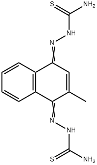 2-메틸-1,4-나프토퀴논비스티오세미카르바존 구조식 이미지