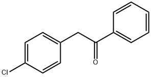 2-(4-CHLOROPHENYL)-1-PHENYLETHANONE Structure