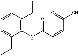 N-(2,6-디에틸페닐)말레산 구조식 이미지