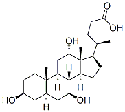 (3b,5a,7b,12a)-3,7,12-trihydroxy-Cholan-24-oic acid 구조식 이미지