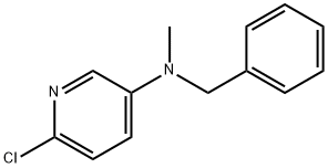 N-(6-chloropyridin-3-yl)-N-methylbenzylamine Structure
