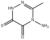 1,2,4-Triazin-5(4H)-one, 4-amino-1,6-dihydro-3-methyl-6-thioxo- (9CI) 구조식 이미지