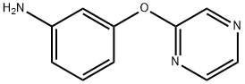 Benzenamine, 3-(pyrazinyloxy)- (9CI) 구조식 이미지