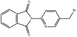 5-BROMOMETHYL-2-PHTHALIMIDO-PYRIDINE Structure