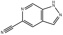 1H-Pyrazolo[3,4-c]pyridine-5-carbonitrile(9CI) Structure
