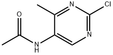 Acetamide,  N-(2-chloro-4-methyl-5-pyrimidinyl)- 구조식 이미지