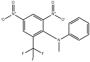 N-Methyl-2,4-dinitro-N-phenyl-6-(trifluoromethyl)aniline 구조식 이미지