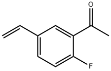 Ethanone, 1-(5-ethenyl-2-fluorophenyl)- (9CI) 구조식 이미지