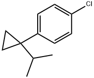 벤젠,1-클로로-4-(1-(1-메틸에틸)사이클로프로필)- 구조식 이미지