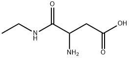 Butanoic  acid,  3-amino-4-(ethylamino)-4-oxo- 구조식 이미지