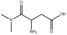 Butanoic  acid,  3-amino-4-(dimethylamino)-4-oxo- 구조식 이미지