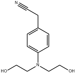 2-[4-(bis(2-hydroxyethyl)amino)phenyl]acetonitrile 구조식 이미지