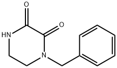 1-Benzyl-2,3-piperazinedione 구조식 이미지