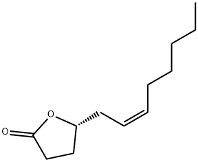 (S)-5β-[(Z)-2-Octenyl]-4,5-dihydro-2(3H)-furanone 구조식 이미지