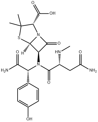 Aspoxicillin 구조식 이미지