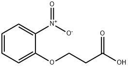 3-(2-Nitrophenoxy)propionic Acid Structure