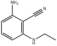 벤조니트릴,2-아미노-6-(에틸아미노)- 구조식 이미지