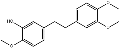 Phenol, 5-(2-(3,4-dimethoxyphenyl)ethyl)-2-methoxy- Structure