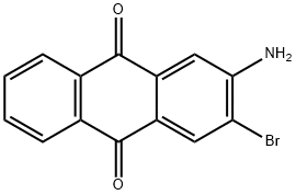 2-amino-3-bromoanthraquinone  Structure