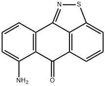 7-Amino-6H-anthra[9,1-cd]isothiazol-6-one Structure