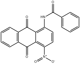 BENZAMIDE, N-(9,10-DIHYDRO-4-NITRO-9,10-DIOXO-1-ANTHRACENYL)- Structure
