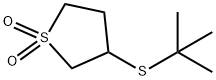 3-tert-부틸설파닐티올란1,1-디옥사이드 구조식 이미지