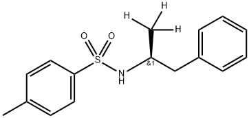 (S)-N-토실암페타민-d3 구조식 이미지