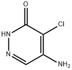 4-AMINO-5-CHLOROPYRIDAZIN-6-ON Structure
