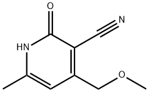 5-CYANO-6-HYDROXY-4-METHOXYMETHYL-2-METHYLPYRIDINE 구조식 이미지