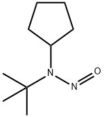 Cyclopentanamine, N-(1,1-dimethylethyl)-N-nitroso- (9CI) 구조식 이미지