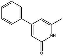 2-Hydroxy-6-methyl-4-phenylpyridine 구조식 이미지