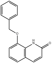 8-BENZYLOXY-1H-QUINOLIN-2-ONE 구조식 이미지