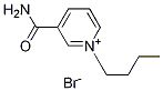 3-aminocarbonyl-1-butylpyridinium bromide Structure