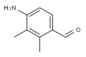 Benzaldehyde, 4-amino-2,3-dimethyl- (9CI) 구조식 이미지