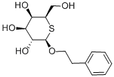 2-Phenylethyl-beta-D-thiogalactoside 구조식 이미지