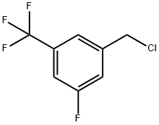 3-FLUORO-5-TRIFLUOROMETHYLBENZYL CHLORIDE Structure