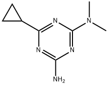 6-CYCLOPROPYL-N,N-DIMETHYL-1,3,5-TRIAZINE-2,4-DIAMINE Structure