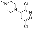 3,6-DICHLORO-4-(4-METHYL-1-PIPERAZINYL)-PYRIDAZINE Structure