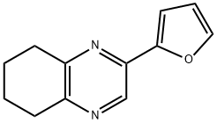 Quinoxaline, 2-(2-furanyl)-5,6,7,8-tetrahydro- (9CI) 구조식 이미지
