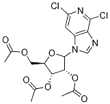 1-(2,3,5-Tri-O-acetyl--D-ribofuranosyl)-4,6-dichloroimidazo[4,5-c]pyridine 구조식 이미지