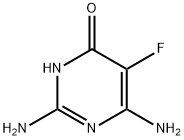 4(1H)-Pyrimidinone, 2,6-diamino-5-fluoro- (9CI) 구조식 이미지